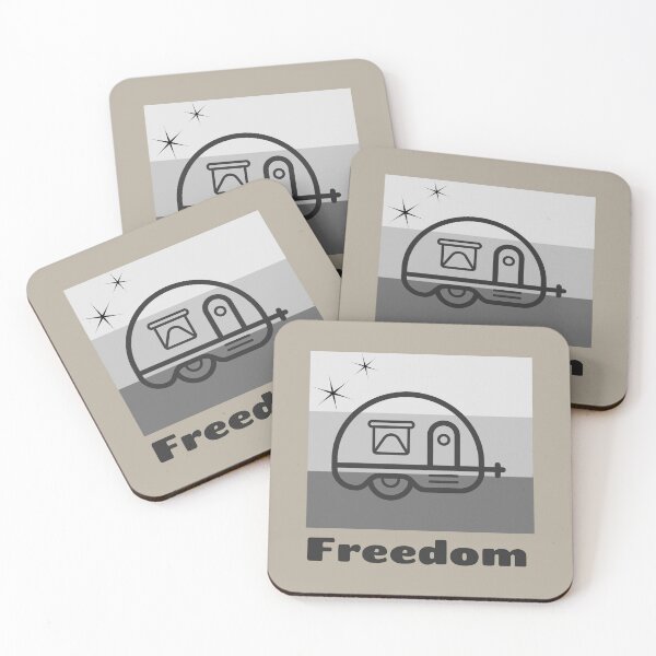 Item preview, Camping Freedom Trailer, Camp Life, Outdoor Life, Love Outdoors, Nature Lover Gift designed and sold by IrvineCreek.