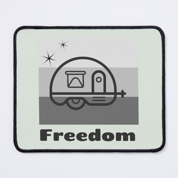 Item preview, Camping Freedom Trailer, Camp Life, Outdoor Life, Love Outdoors, Nature Lover Gift designed and sold by IrvineCreek.