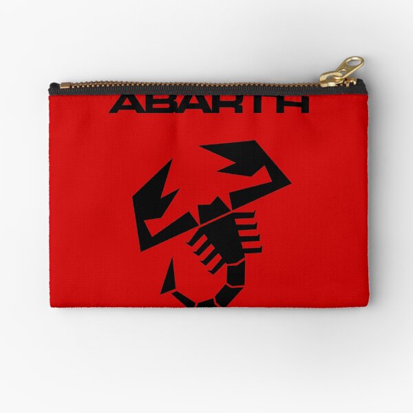 Abarth Scorpion Black Zipper Pouch