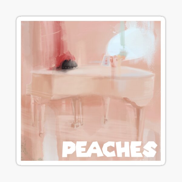 Jack Black sings Peaches Sticker for Sale by iamwickedz