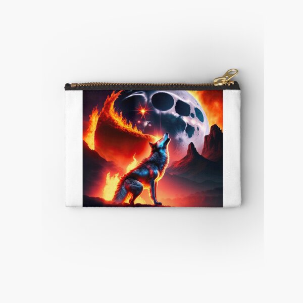 Item preview, The fire Spirit howling at the moon designed and sold by WildWaveStylez.