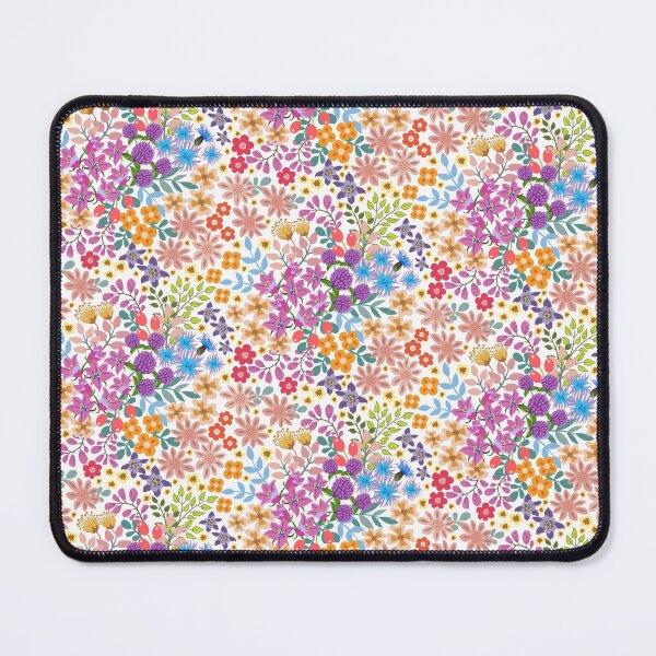 Item preview, Ditsy Flower Drifts on White designed and sold by Pamelandia.