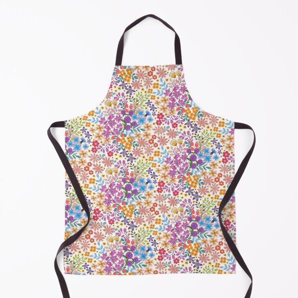 Item preview, Ditsy Flower Drifts on White designed and sold by Pamelandia.