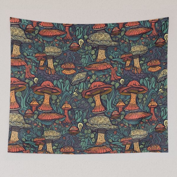 Aperçu de l'œuvre Magic Mushroom Marauder Pattern créée et vendue par danielliamgill.