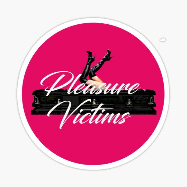 Pleasure Victims logo 2 Sticker