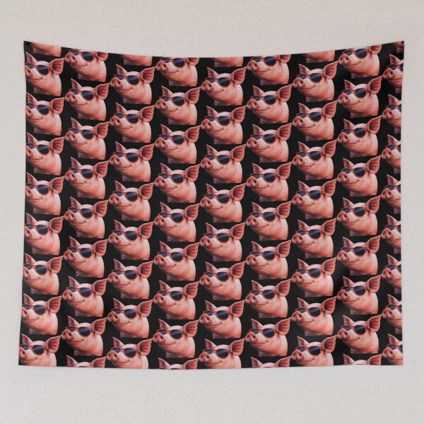 Artikelvorschau, Schwein trägt coole Vintage-Sonnenbrille entworfen und verkauft von jnhayes13.
