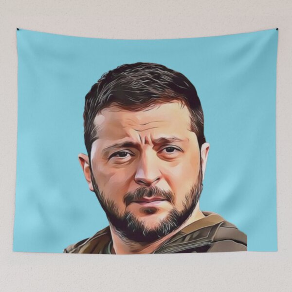 Item preview, President of Ukraine Zelensky Zelenski in a tracksuit during the war  designed and sold by JaroDesign2023.