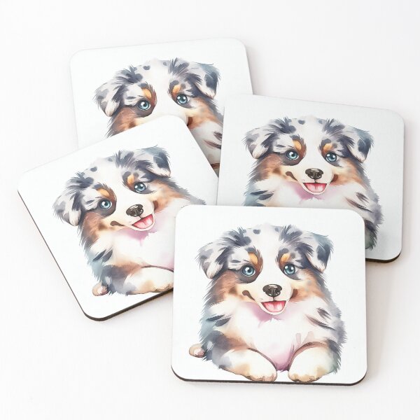 Item preview, cute puppy Australian Sheperd t-shirt designed and sold by setterman1984.