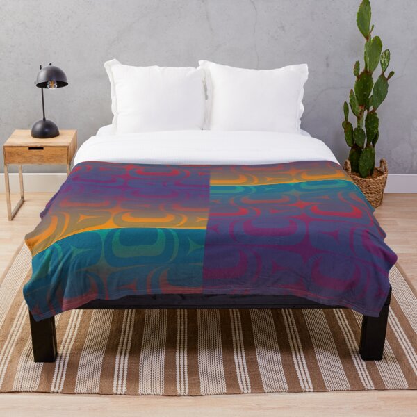 Item preview, Abstract Forms Teal-Purple-Orange Gradient designed and sold by Lou-ann Neel.