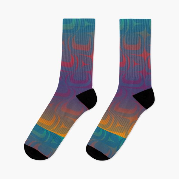 Item preview, Abstract Forms Teal-Purple-Orange Gradient designed and sold by Lou-ann Neel.