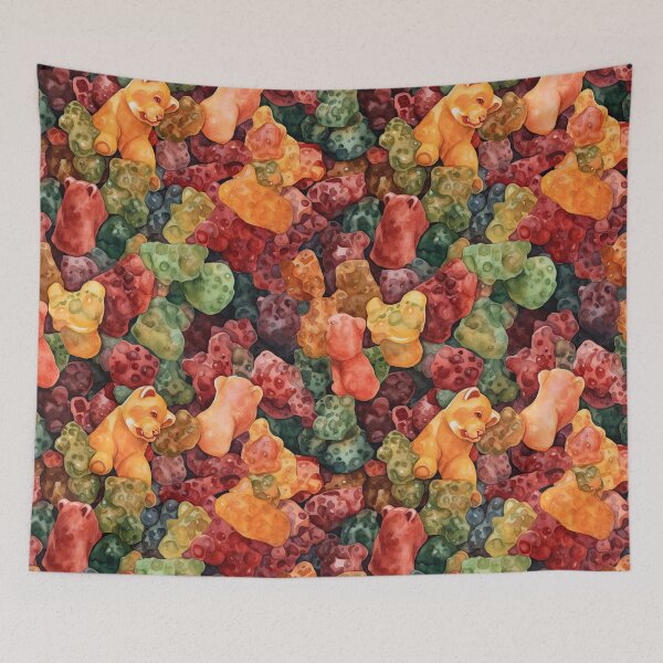Item preview, Gummy Bear Frenzy Pattern designed and sold by danielliamgill.