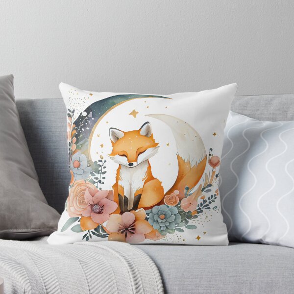 Item preview, Cute Fox on the moon Collection Design 2 designed and sold by KortsaCrea.