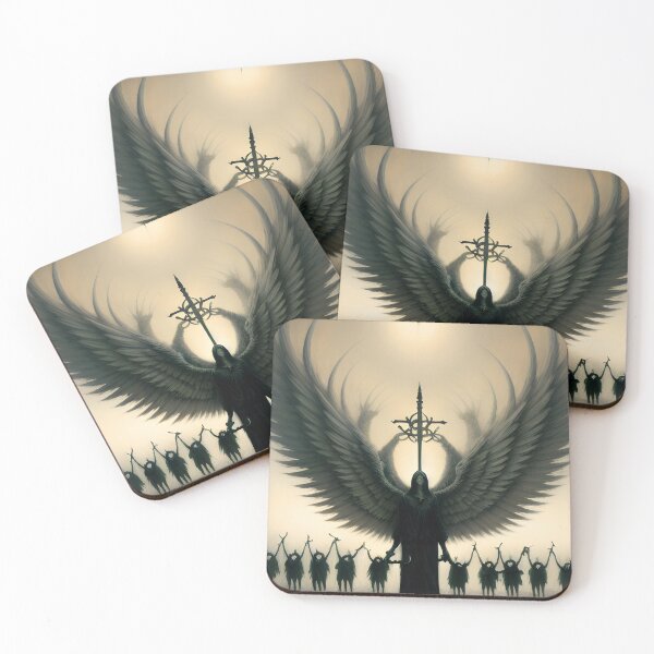 Item preview, Dark angel with his minions designed and sold by BizarreTherapy.