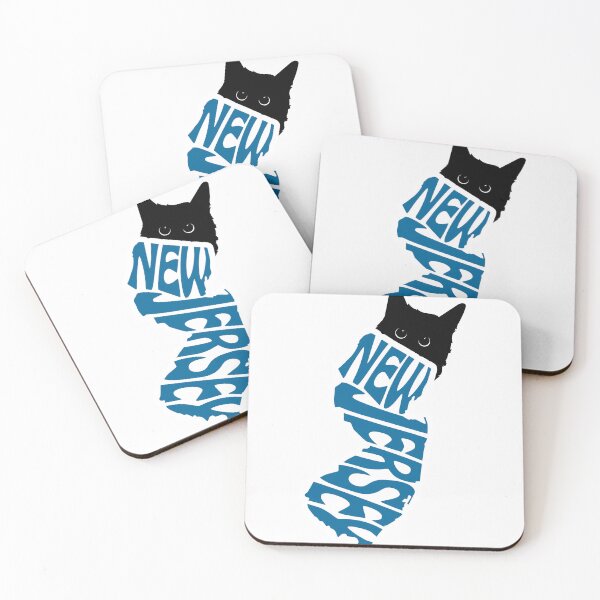 Item preview, Cat Loves New Jersey | State Pride Shirt for Pet Lovers designed and sold by GoblinBoutique.