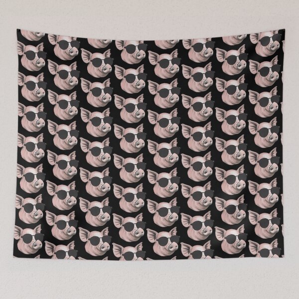 Item preview, Pig wearing sunglasses cool vintage designed and sold by jnhayes13.