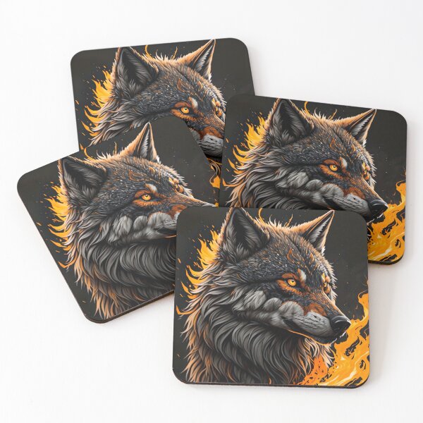 Item preview, The fire Wolf soul designed and sold by WildWaveStylez.