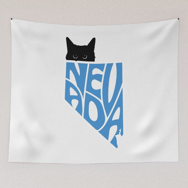 Item preview, Cat Loves Nevada | State Pride Shirt for Pet Lovers designed and sold by GoblinBoutique.