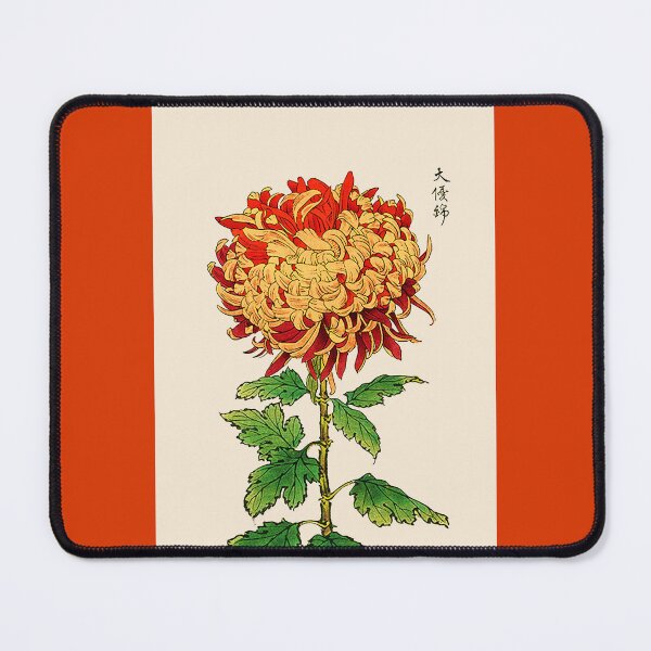 Item preview, Vintage Japanese Chrysanthemum, Yellow & Orange  designed and sold by Marymarice.