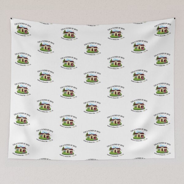 Item preview, Father of Boys Home is Where the Fart Is. designed and sold by LivingTheDream7.