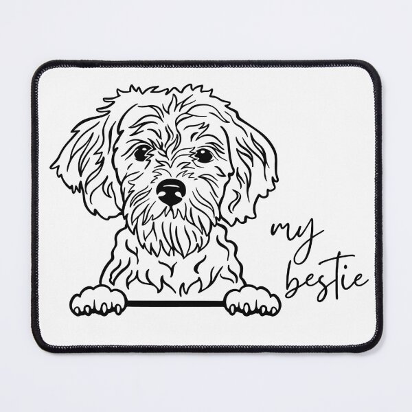 Item preview, My Bestie Cavapoo Dog Drawing designed and sold by CarleLS.
