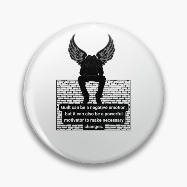 Item preview, Even Angels feel Guilty. (Black) designed and sold by BingsBooks.