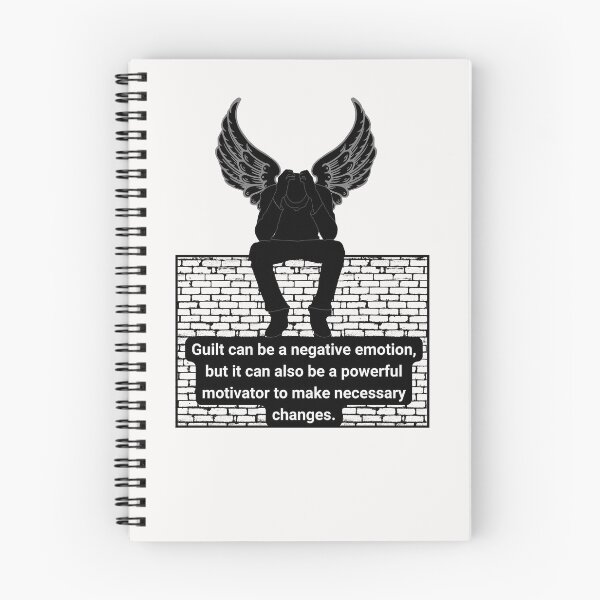 Item preview, Even Angels feel Guilty. (Black) designed and sold by BingsBooks.