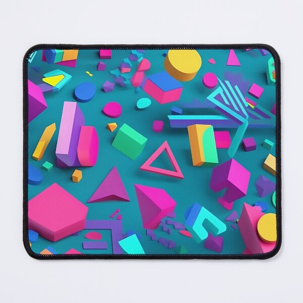 Item preview, Vibrant 3D shapes designed and sold by GammarayPrints.