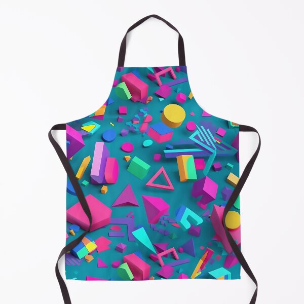 Item preview, Vibrant 3D shapes designed and sold by GammarayPrints.
