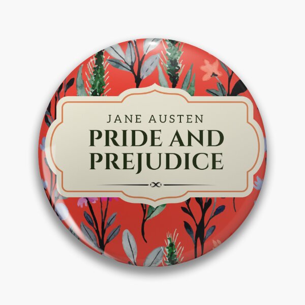 Vista previa del artículo con la obra «Orgullo y prejuicio - Portada del libro», diseñado y vendido por MagnoliaMercury.