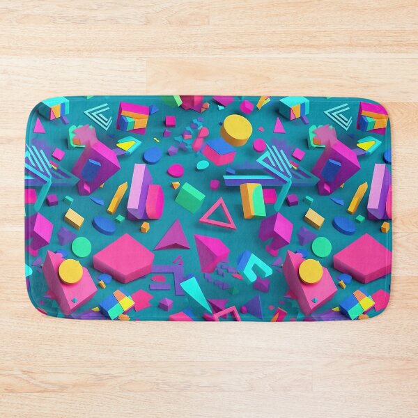 Item preview, Vibrant 3D shapes designed and sold by GammarayPrints.