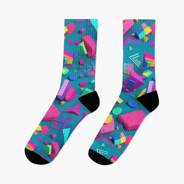 Item preview, Vibrant 3D shapes designed and sold by GammarayPrints.