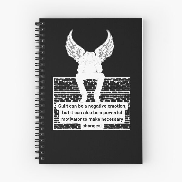 Item preview, Even Angels feel Guilty. (White) designed and sold by BingsBooks.