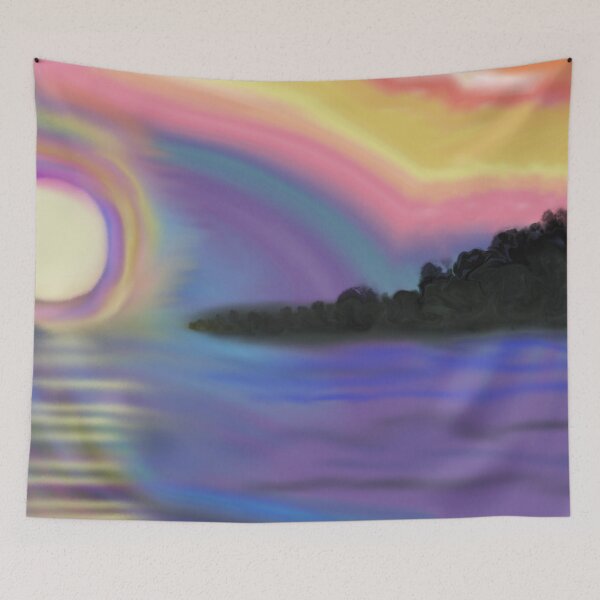 Item preview, Sunset Over The Ocean designed and sold by Susirogdesign.