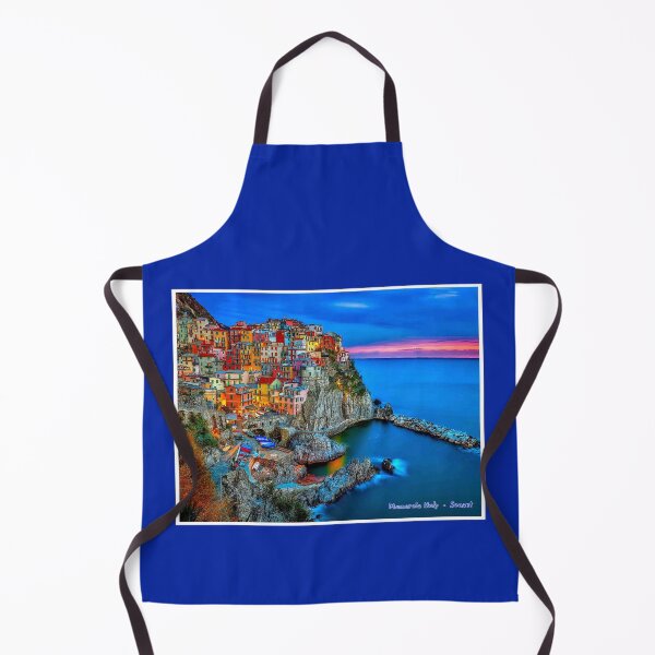 Item preview, Manarola Italia: Impresión de atardecer de viajes y turismo vintage designed and sold by posterbobs.