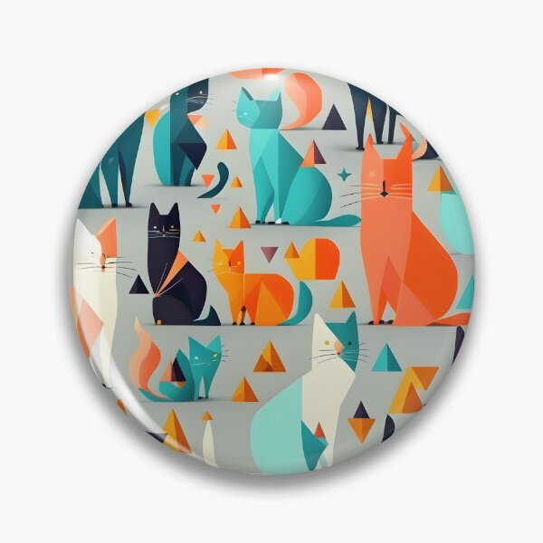 Item preview, Cats pattern - gray background designed and sold by Cr-AI-tive.