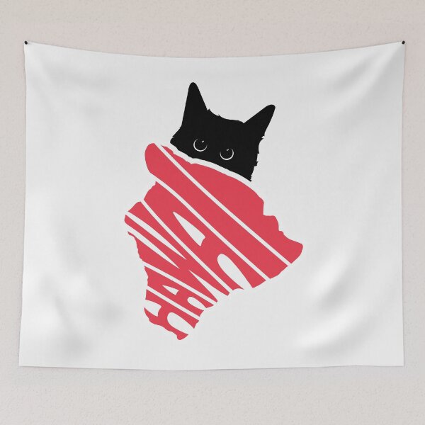 Item preview, El gato ama Hawaii | Camisa State Pride para amantes de las mascotas designed and sold by GoblinBoutique.