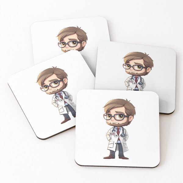 Item preview, "Cute Chibi Doctor - Adorable Medical Professional Art" designed and sold by addthana.