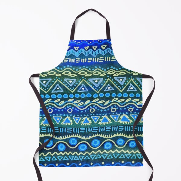 Item preview, Geometric Blue Pattern designed and sold by heartsake.