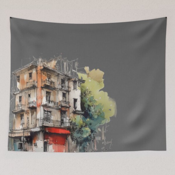 Item preview, Urban Sketch Tank Top designed and sold by EvgeniiaSim.