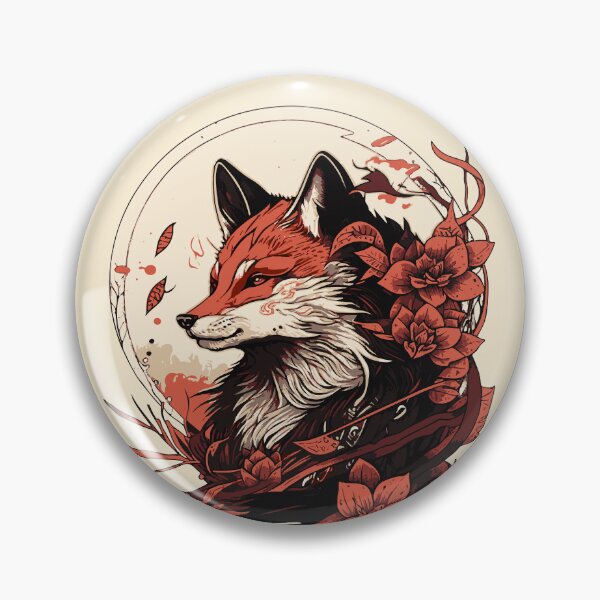 Item preview, japanese fox designed and sold by Fran Fryberg.