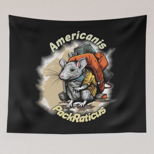 Item preview, Funny Pack Rat Woodrat T Shirt Art Design designed and sold by RarefiedAir.