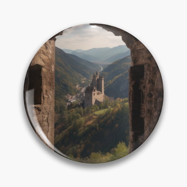 Item preview, Portal to the Past - View of a castle through a stone window designed and sold by SirCed.