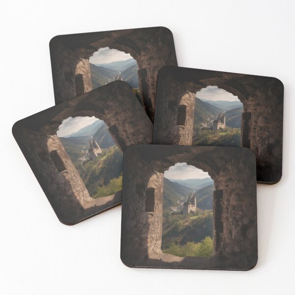 Item preview, Portal to the Past - View of a castle through a stone window designed and sold by SirCed.