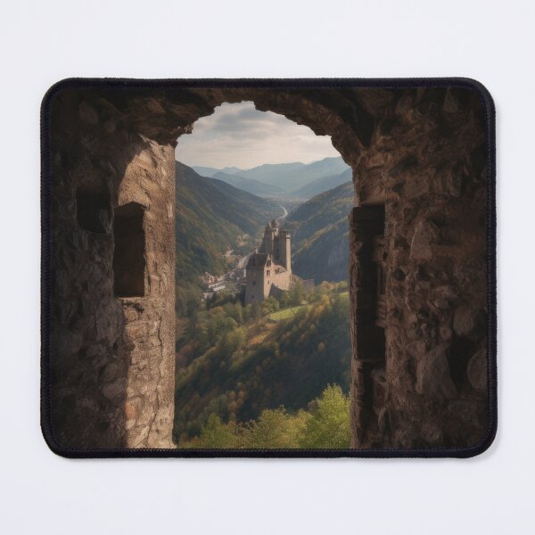 Item preview, Portal to the Past - View of a castle through a stone window designed and sold by SirCed.