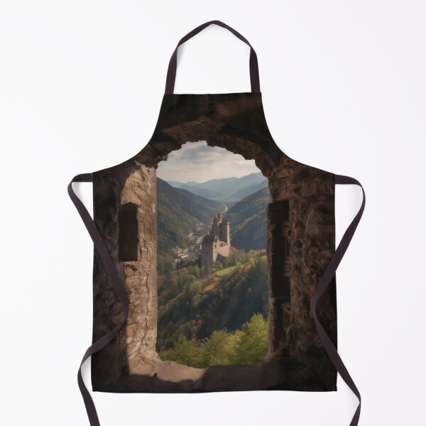 Item preview, Portal to the Past - View of a castle through a stone window designed and sold by SirCed.