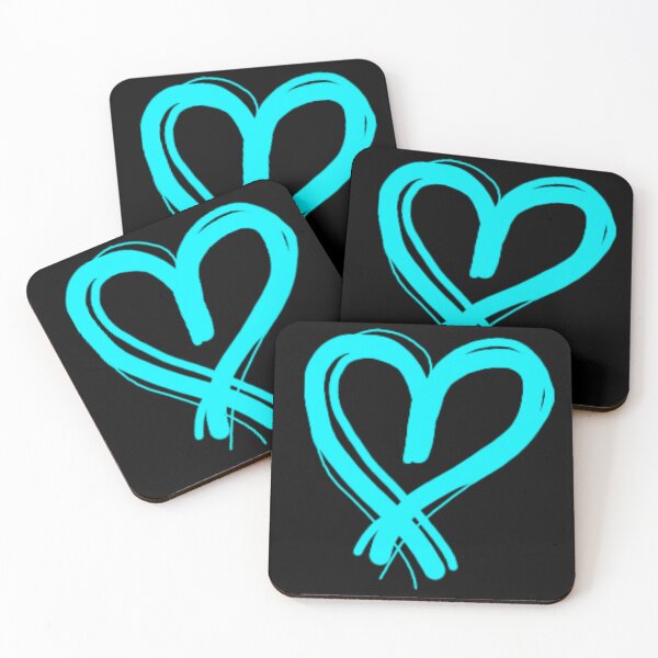 Item preview, Heart made of Strings - Mint Blue designed and sold by Twaingrant.