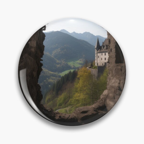 Item preview, Portal to the Past - View of a castle through a stone window designed and sold by SirCed.