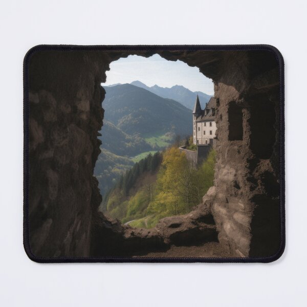 Item preview, Portal to the Past - View of a castle through a stone window designed and sold by SirCed.