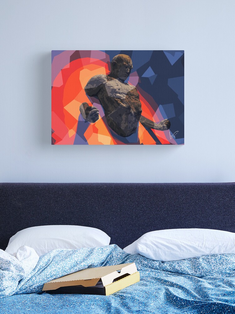 Thumbnail 1 of 3, Canvas Print, Strong Explosion designed and sold by LiscaGraphicArt.
