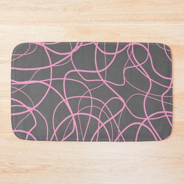 Item preview, Line Art: Pink on Gray designed and sold by DanielleGensler.